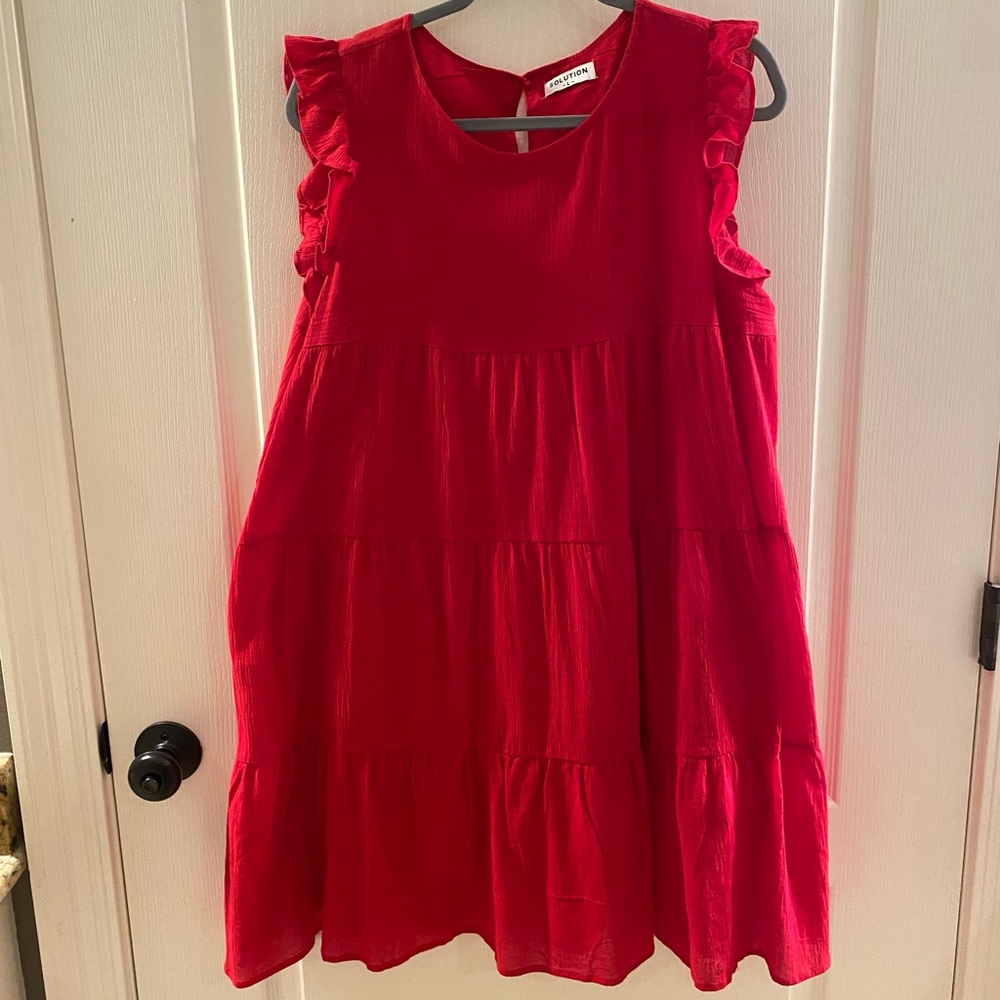Red Babydoll Dress